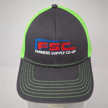 FSC Farmers Supply Co-Op Snapback Trucker Hat Multi OS Mesh Back Cap America