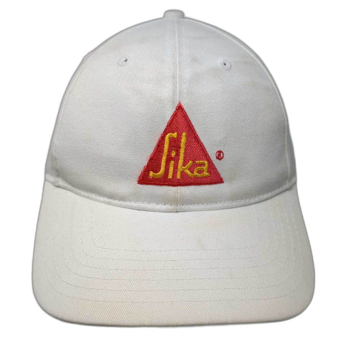 Fahrenheit Fashion Headwear Baseball Cap White One Size Sika Logo Slideback hat
