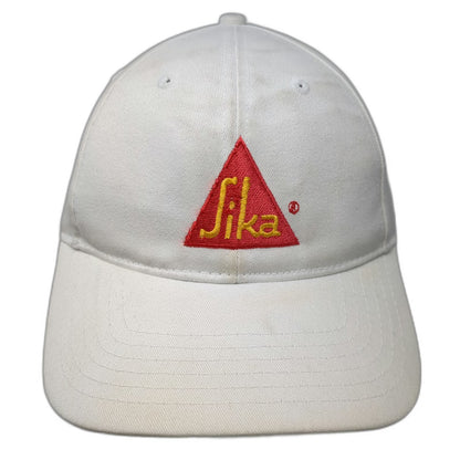 Fahrenheit Fashion Headwear Baseball Cap White One Size Sika Logo Slideback hat
