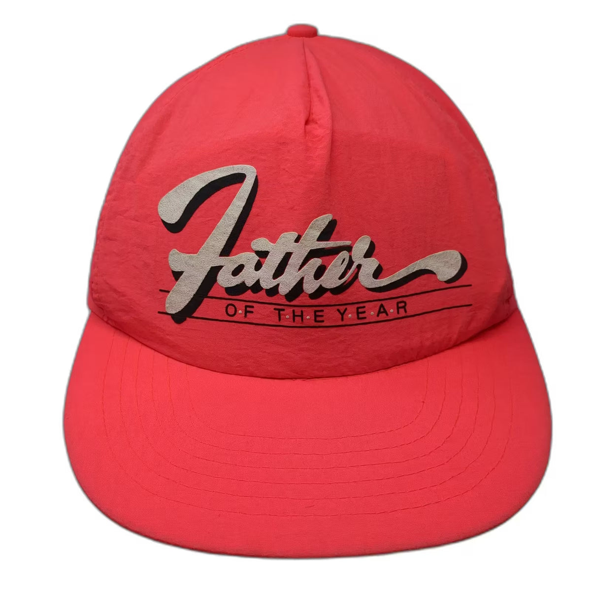 Acilia 5 Panel Pink One Size Father of the Year Nylon Snapback Novelty Hat