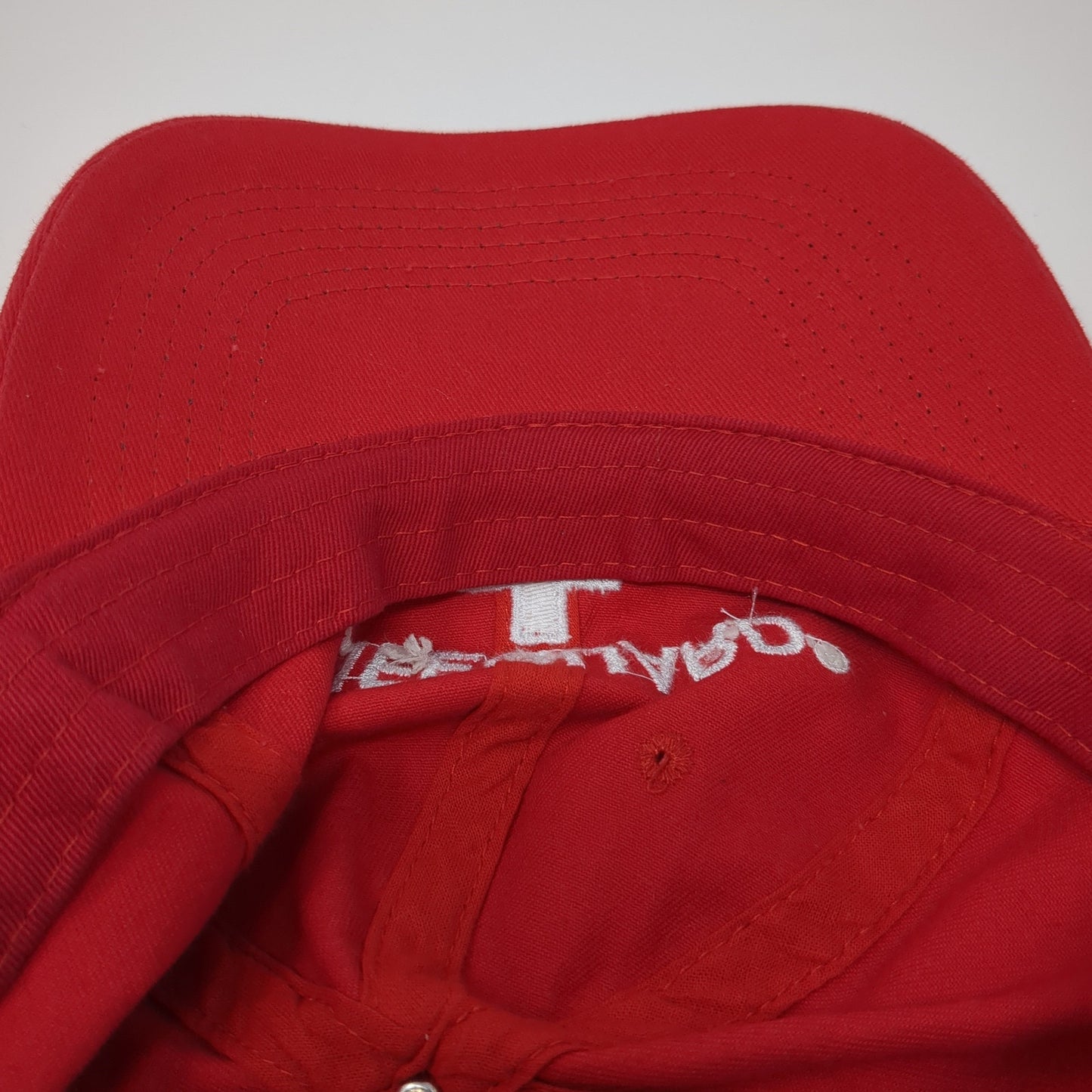 Lifeguard Slideback Baseball Cap Red One Size Adjustable Embroidered 6 Panel