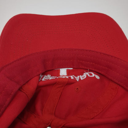 Lifeguard Slideback Baseball Cap Red One Size Adjustable Embroidered 6 Panel