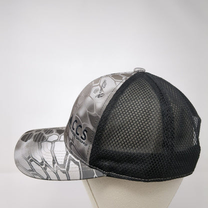 Concrete Construction Supply Snapback Trucker Hat Camo One Size Mesh Back