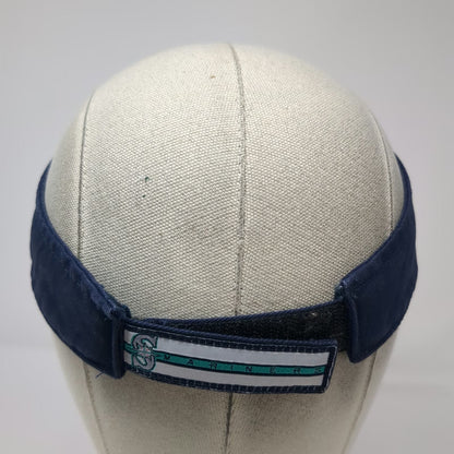 Twins Enterprise Seattle Mariners MLB Visor Blue One Size Embroidered Strapback