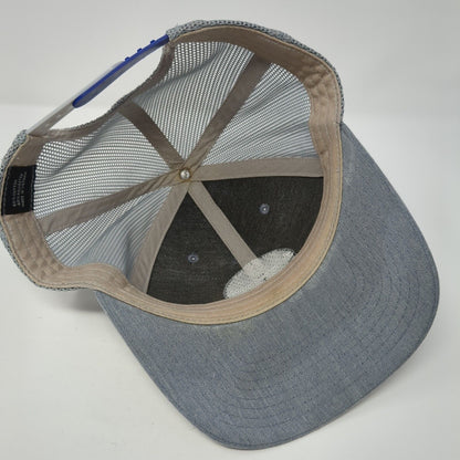 Travis Mathew California Patch Trucker Hat Gray One Size Mesh Back