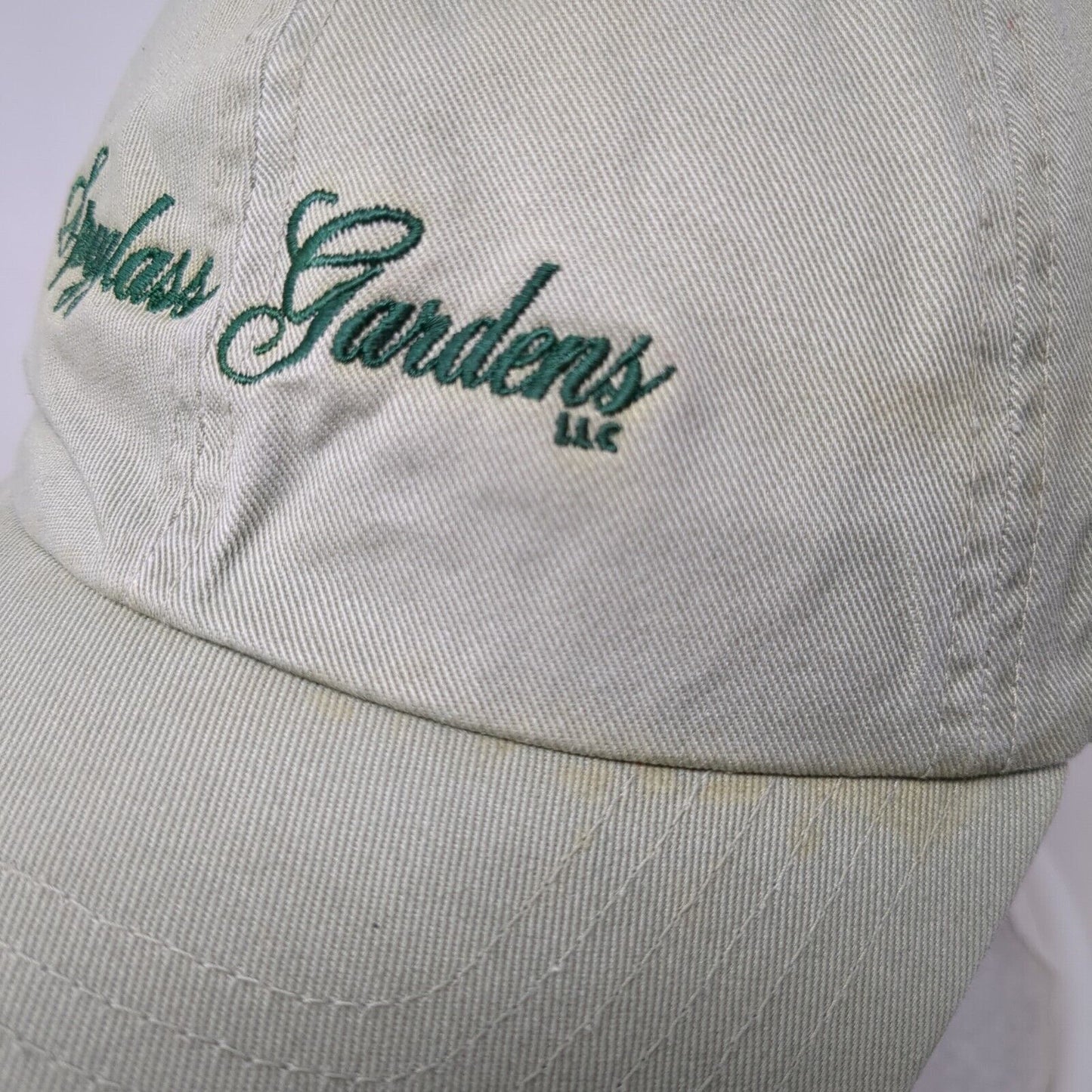 Spyglass Gardens LLC Slideback Hat Green OSFM Adjustable Embroidered Cotton