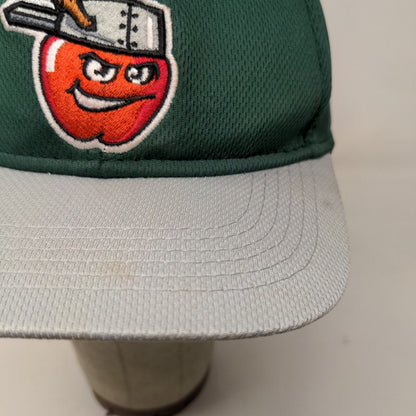 OC Sports Boy's Strapback Hat Green Gray Fort Wayne Tincaps Embroidered Logo