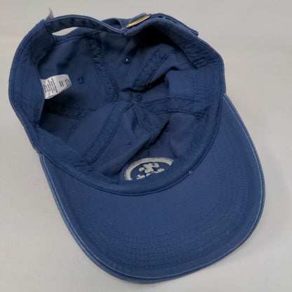 Life is Good Slideback Hat Blue One Size Adjustable Embroidered Patch Cotton