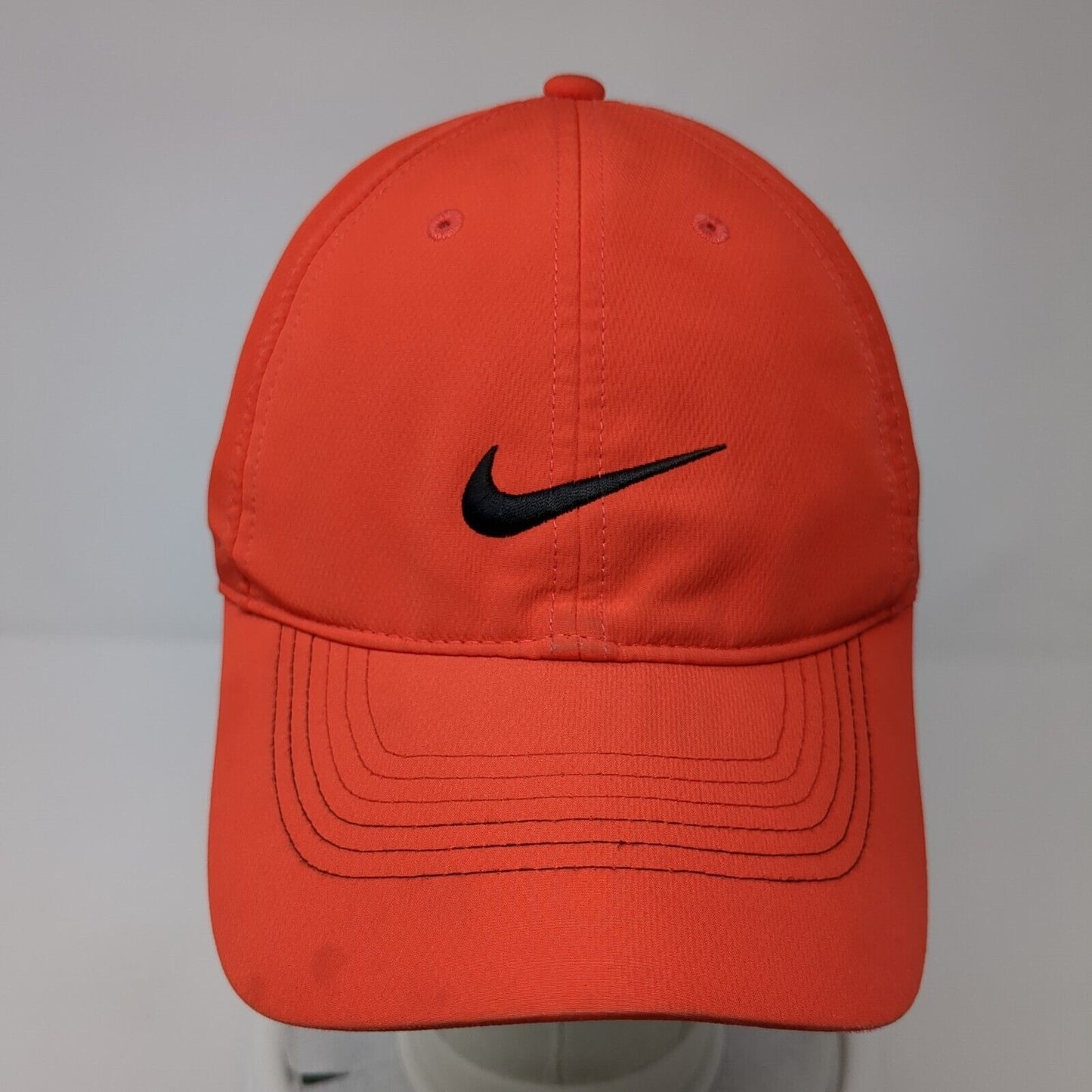 Nike Golf Snapback Hat Red One Size Adjustable Swoosh Embroidered