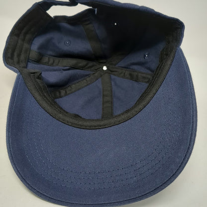 Club Lux New York Blue One Size Baseball Cap Hat Slideback Strapback Embroidered