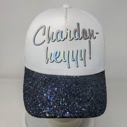 Chardon Key Sequin Ladies Snapback Trucker Hat Multi OS Adjustable Mesh Back