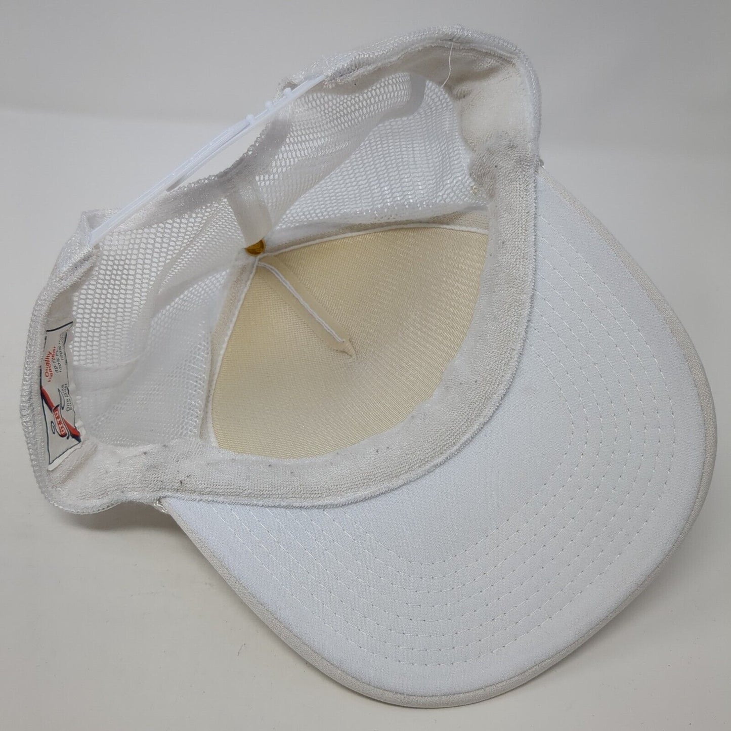 El Korah Shrine Circus Band Snapback Trucker Hat White OS Mesh Back Rope Otto