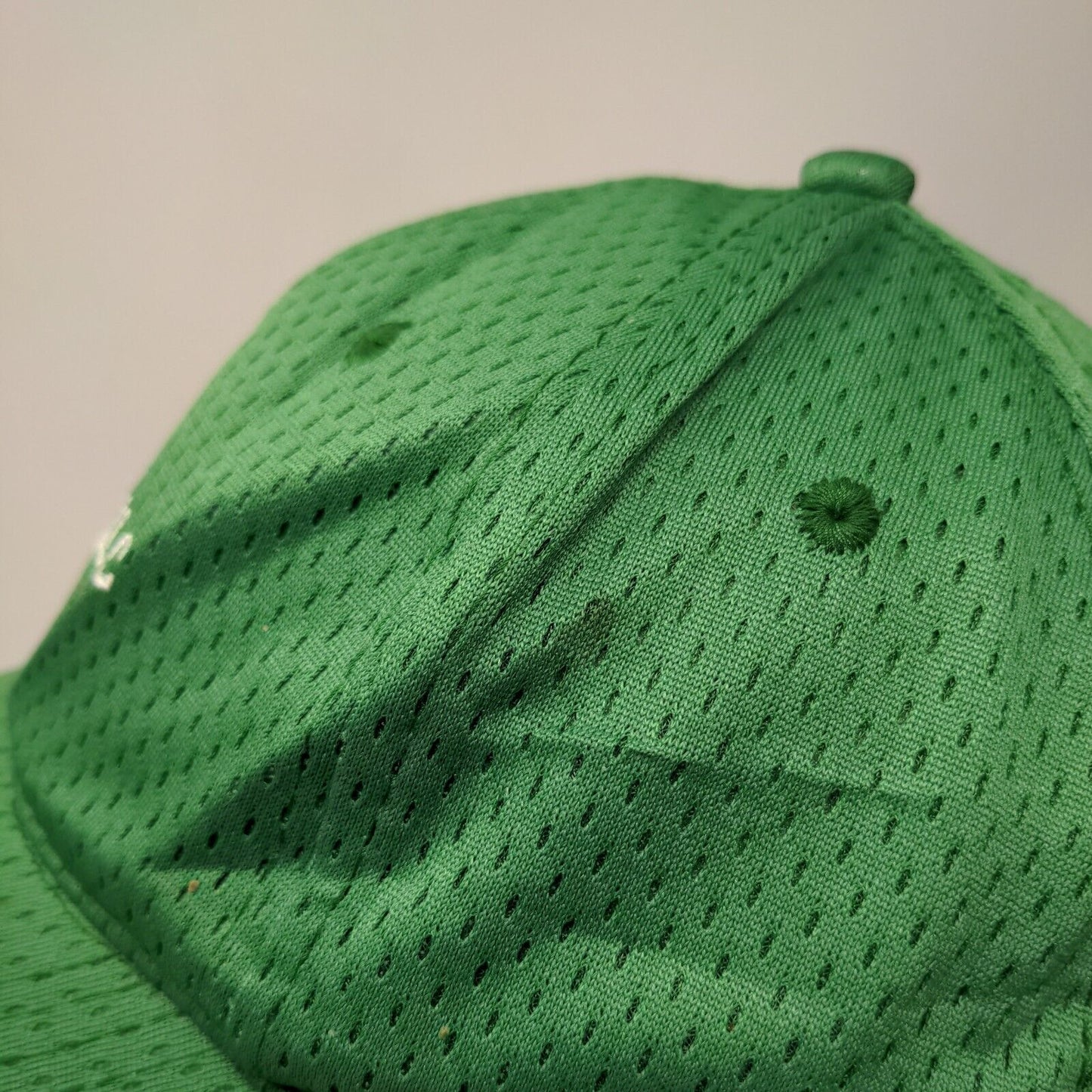 JSG Services LLC Strapback Hat Green One Size Embroidered 6 Panel Outdoor Cap
