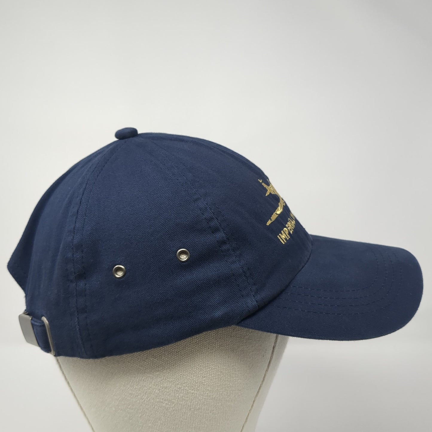 Imperial War Museum Slideback Hat Blue One Size Adjustable Embroidered
