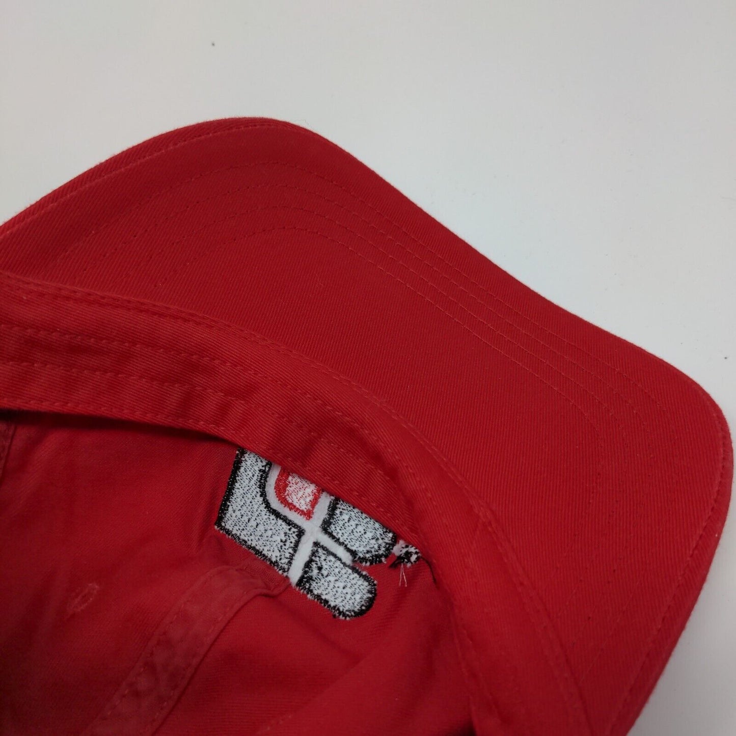 Farm Bureau Slideback Hat Red OSFA Adjustable Embroidered Imperial