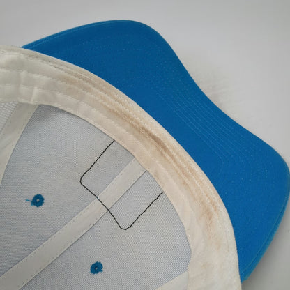Richardson Trucker Hat Blue One Size Elgin Stampede Leather Patch Snapback