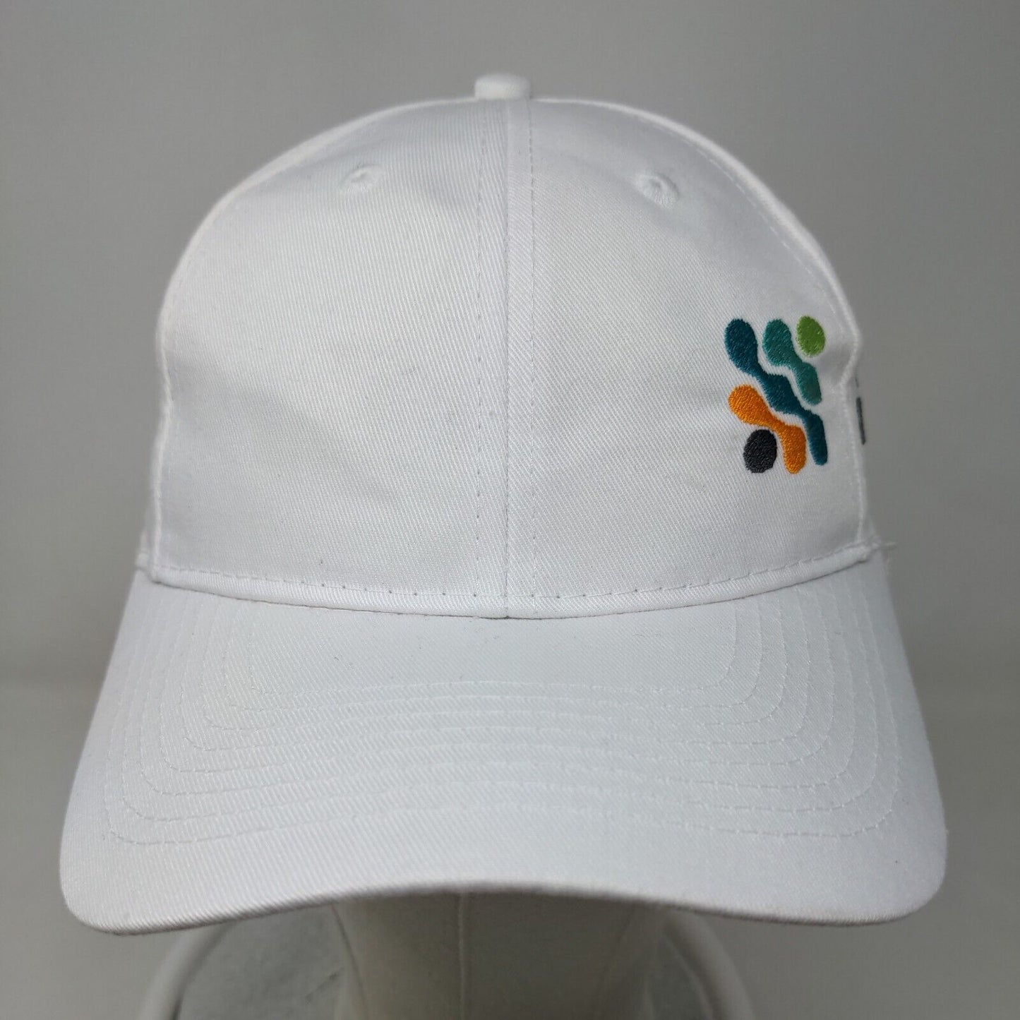 Port Authority Scholar Rock Men's Slideback Hat White Adjustable Embroidered