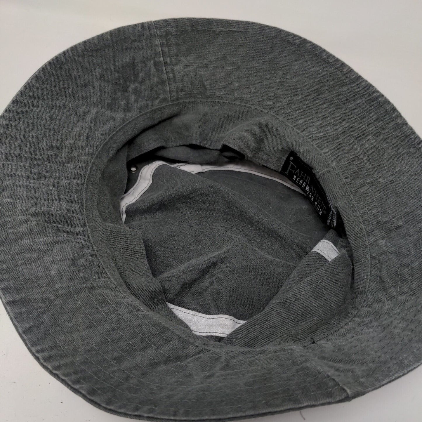 Highland Lakes Camp & Conference Center Bucket Hat Gray L/XL Fahrenheit