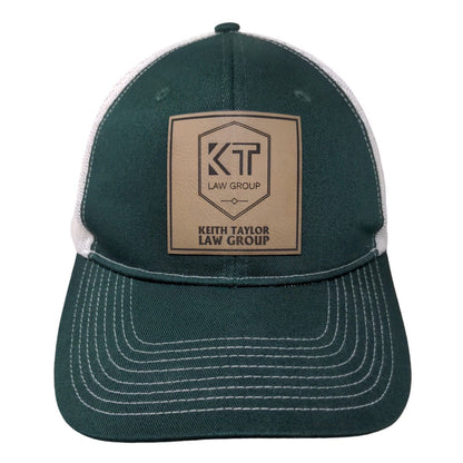 Keith Taylor Law Group Snapback Mesh Back Trucker Hat Green One Size