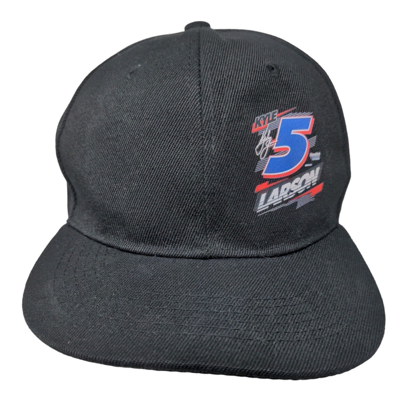 Unbranded Men's Snapback Hat Black Graphic #5 Kyle Larson Logo