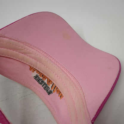 OTTO Visor Pink OSFM Stolley's Hogg Alley Flame Embroidery Cotton Hat Strapback