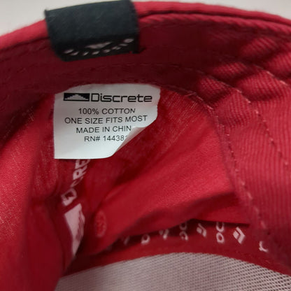 Discrete Snapback Red One Size Hat Cirque Series Black Diamond On Sun Valley