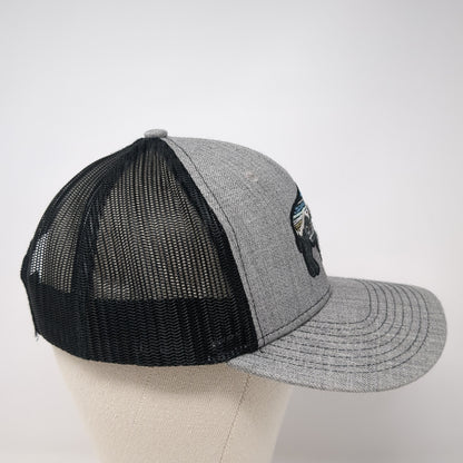 Yellowstone Snapback Mesh Back Trucker Hat Gray One Size Ouray Outdoor