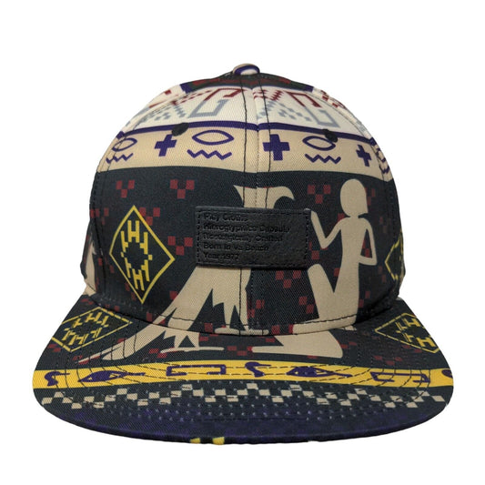 Play Cloths Slideback Hat Multicolor One Size Tribal Geometric Adjustable