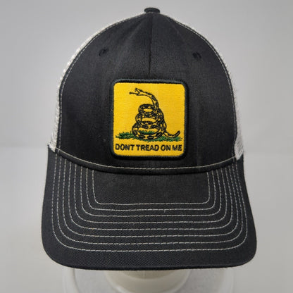 Don't Tread On Me Snapback Trucker Hat Black OS Adjustable Mesh Back Fierce 901