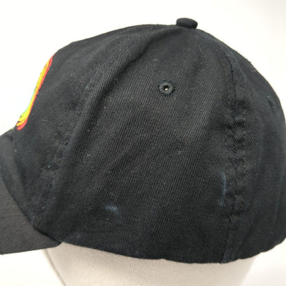 Rainbow Love Snapback Hat Black One Size Adjustable Solid Embroidered