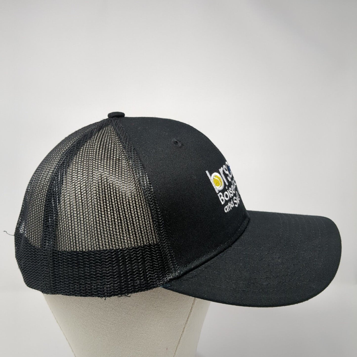 Brsc Boise Racquet and Swim Club Snapback Trucker Hat Black One Size Mesh Back