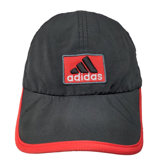 Adidas 3 Stripes Strapback Hat Black One Size Embroidered Adjustable