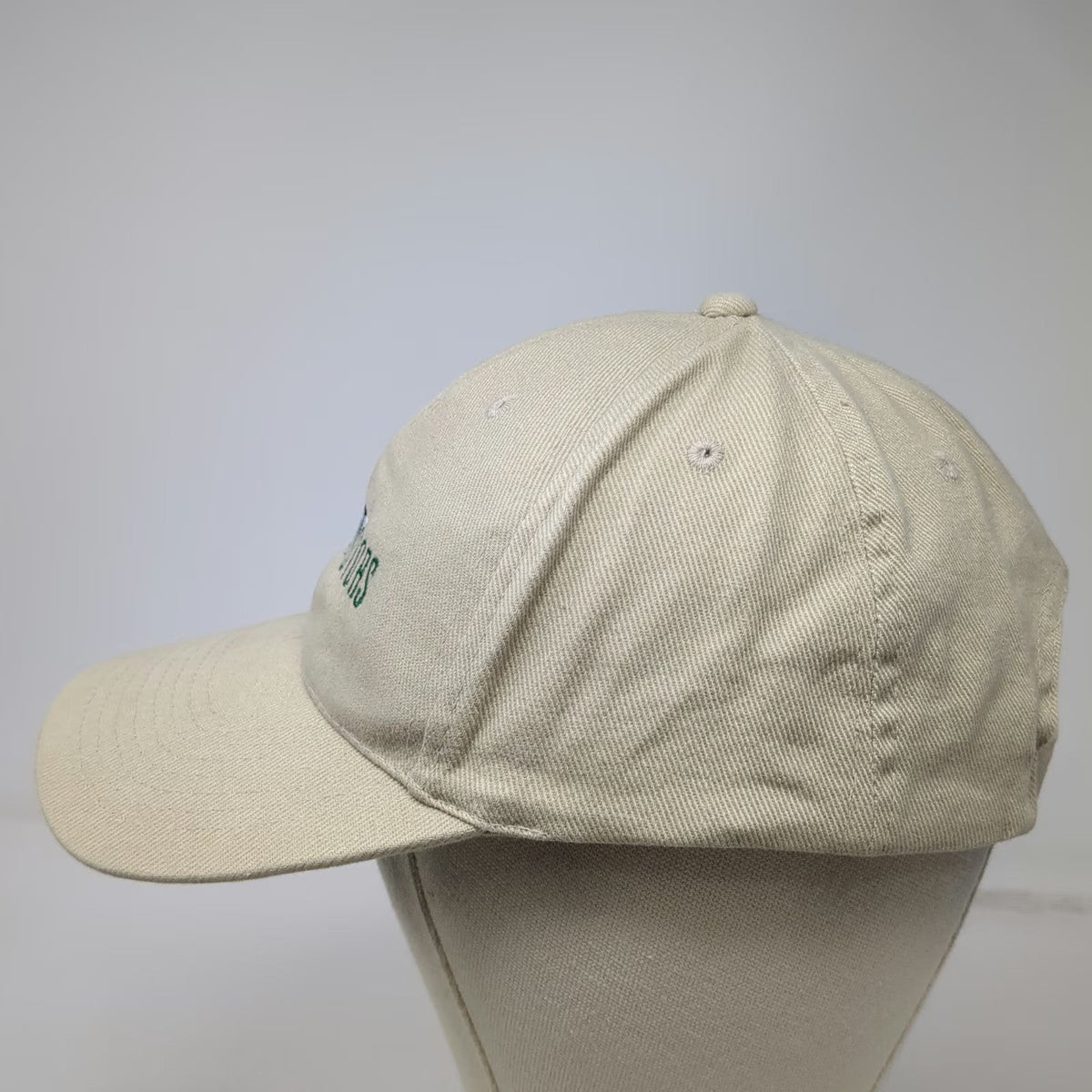 Outdoor Cap Baseball Cap Beige Green One Size Bonanza Motors Checkered Flag hat