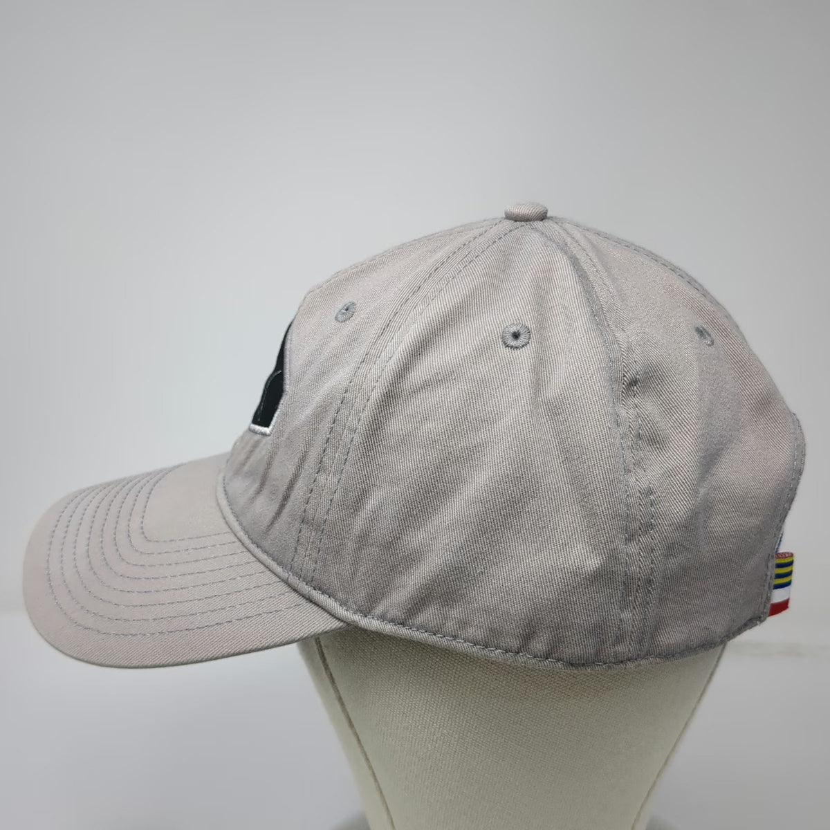 Guy Harvey Baseball Cap Gray One Size Marlin Fishing Adjustable Strapback Hat