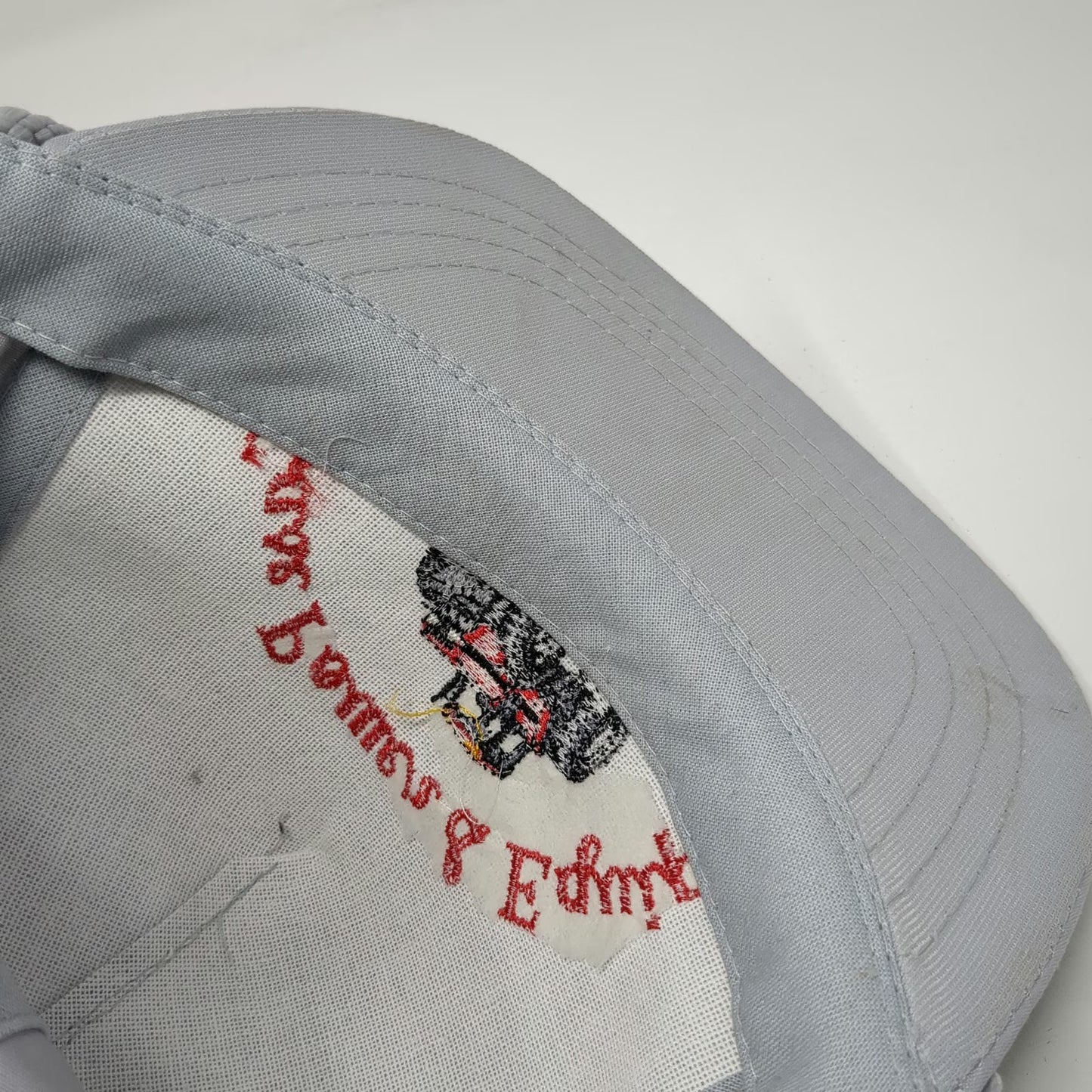 Yupoong 5 Panel Gray One Size Case Power Equipment Tractor Rope Agriculture Hat