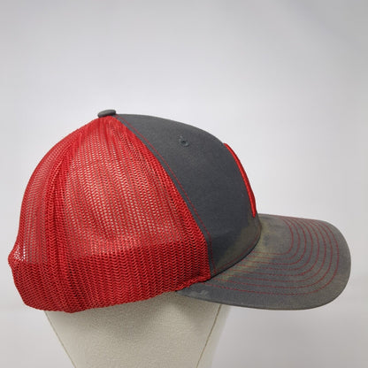 Richardson Snapback Mesh Back Trucker Hat Multi One Size Embroidered