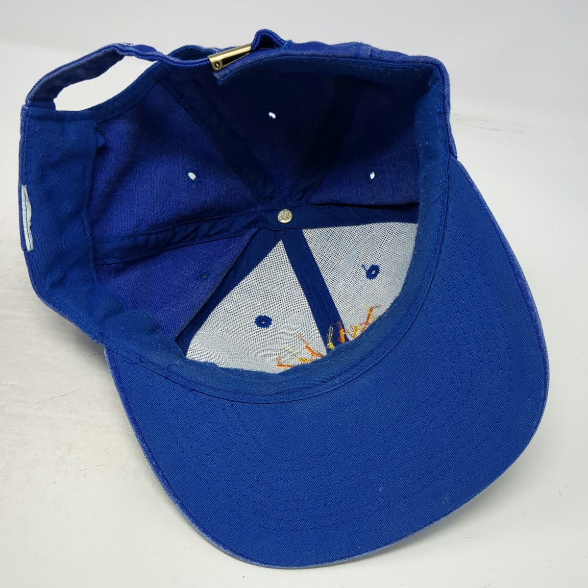 Blue Baseball Cap One Size Slideback Sunrise Day Camp Staten Island NY Logo Hat