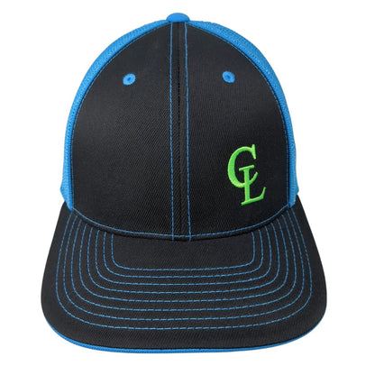 CL Fitted Mesh Back Trucker Hat Multi 7 3/8-8 Colorblock Pacific Headwear