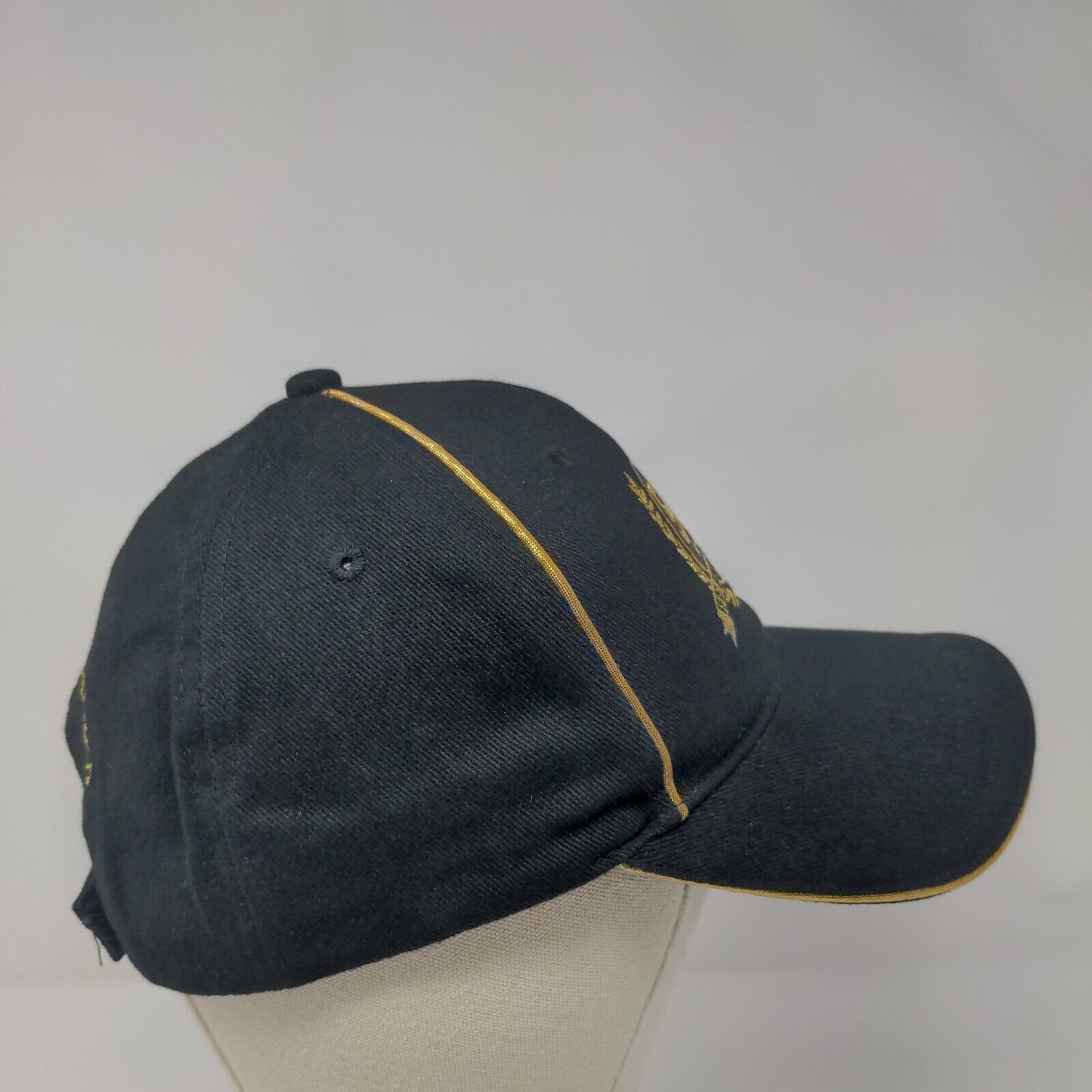 We Build America 50th Anniversary Strapback Hat Black One Size 6 Panel