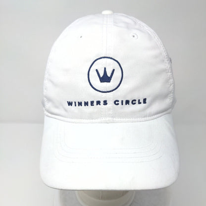 Winners Circle Strapback Hat White M/L Adjustable Nike Club Cap Dri-Fit