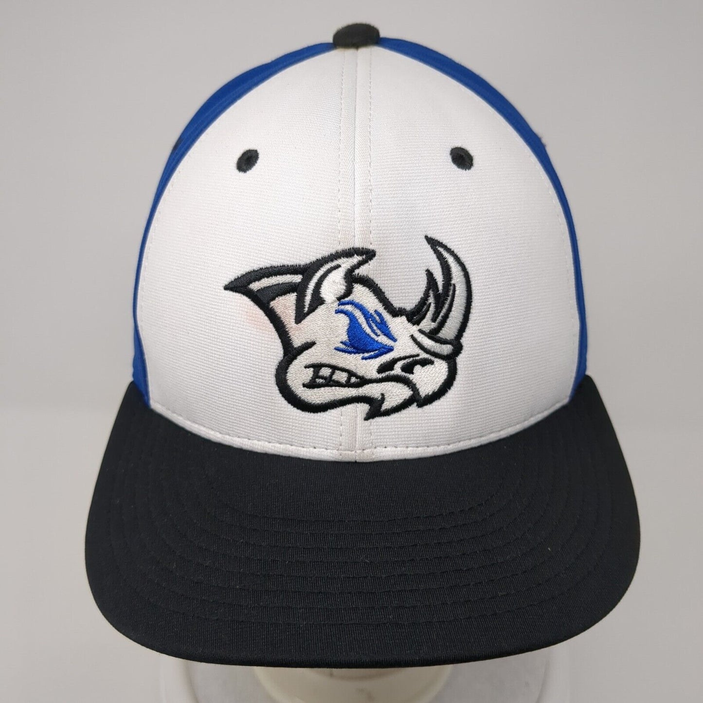 Champion Baseball Rhinos Fitted Hat Multi S/M Embroidered Pulse Richardson