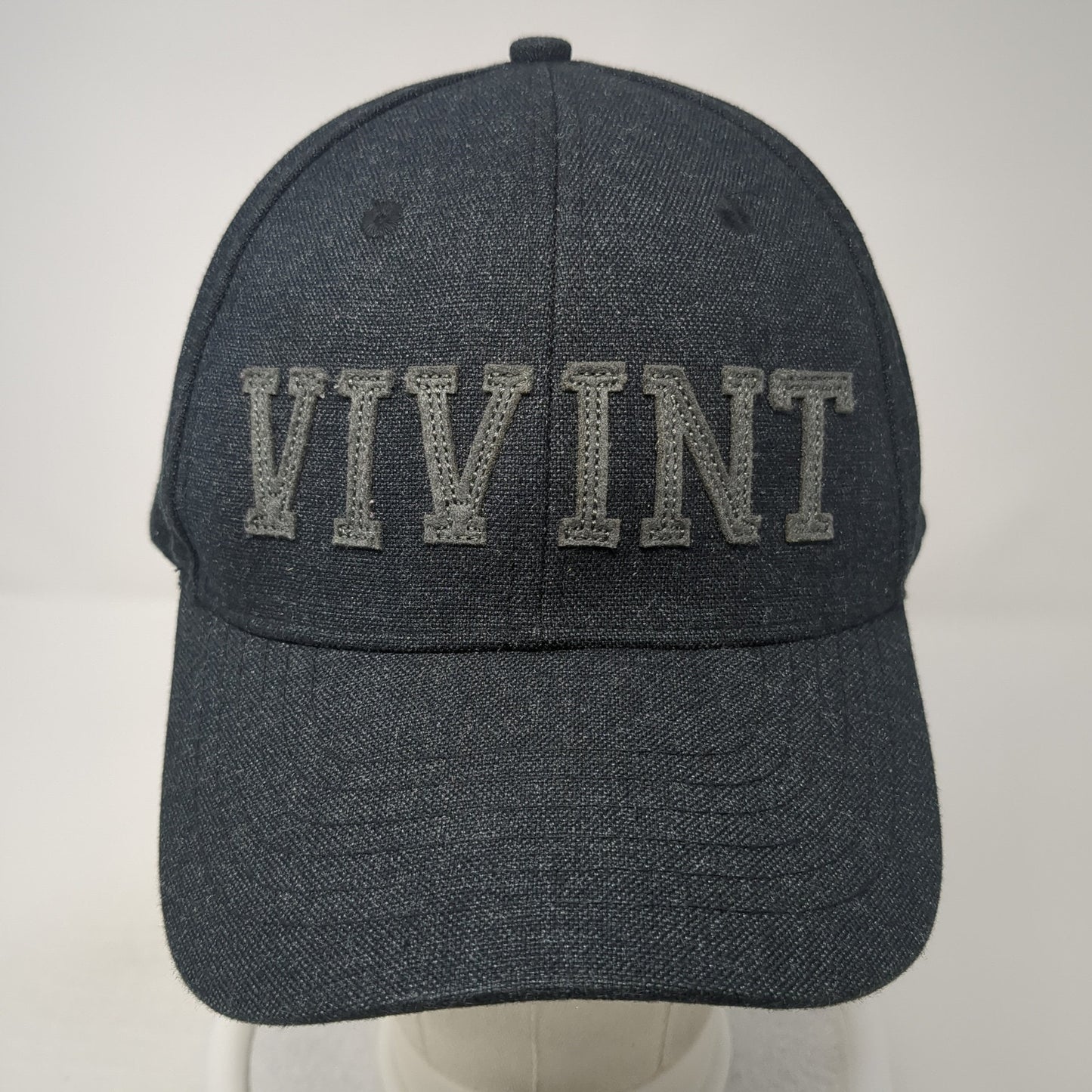 Vivint Strapback Baseball Cap Black One Size Adjustable Embroidered Provo Utah