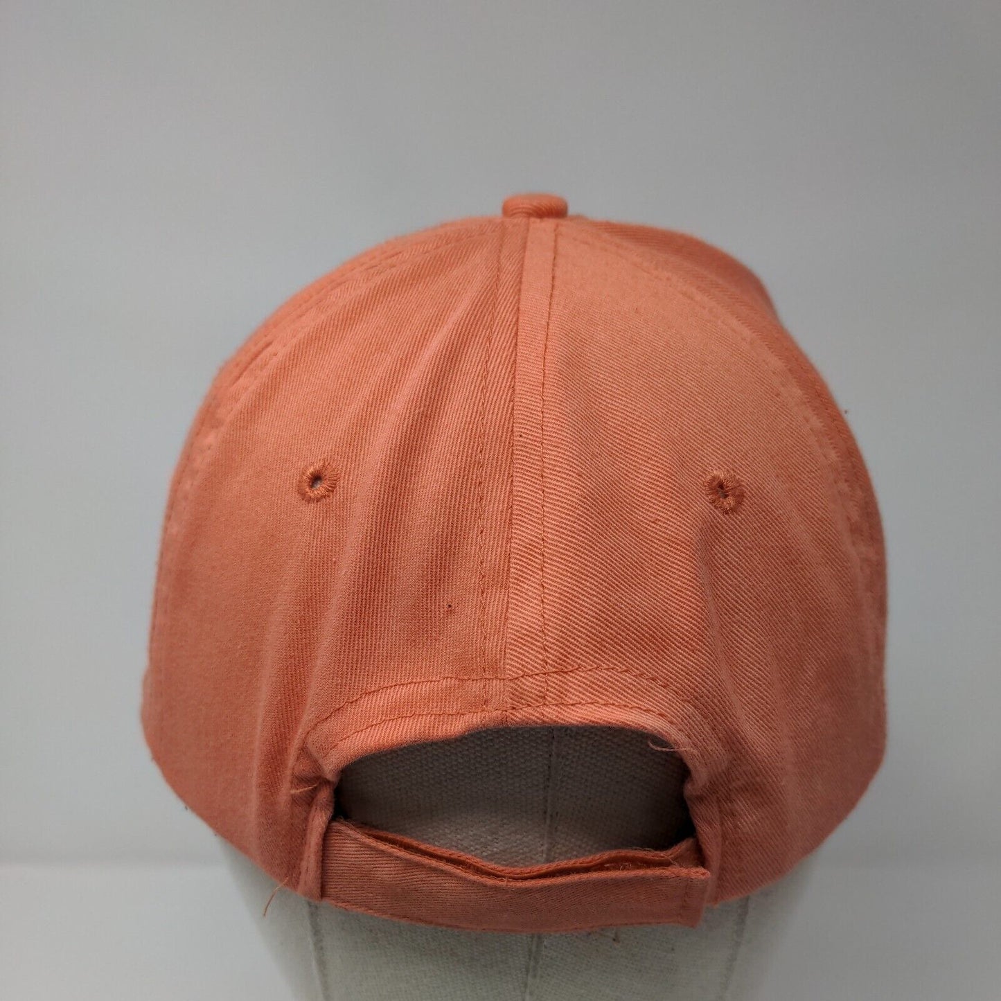 All Pro Strapback Hat Orange Boys L 12/14 Adjustable Embroidered