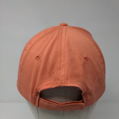 All Pro Strapback Hat Orange Boys L 12/14 Adjustable Embroidered