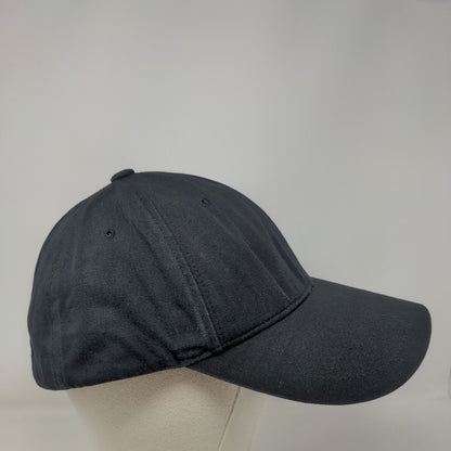 I Am Cap Slideback Hat Black XL Adjustable 6 Panel Solid Blank
