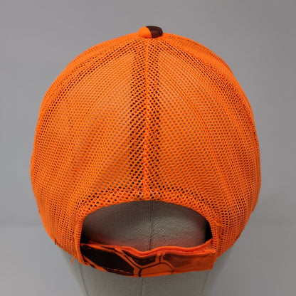 RMEF Strapback Trucker Hat Camouflage One Size Adjustable Mesh Back Outdoor Cap