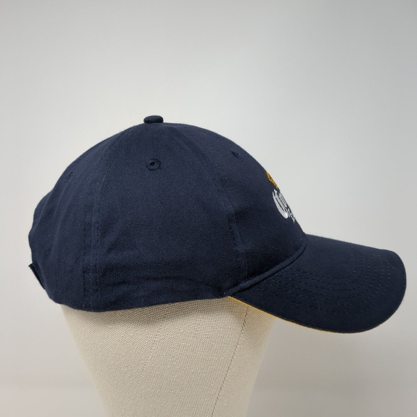 Corona Extra Strapback Hat Blue One Size Adjustable Embroidered 6 Panel Cotton
