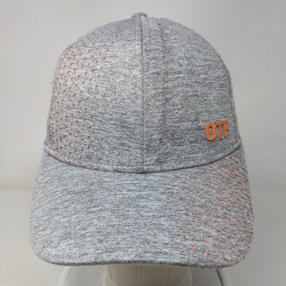 OTF Strapback Hat Gray One Size Adjustable Lightweight Breathable 6 Panel