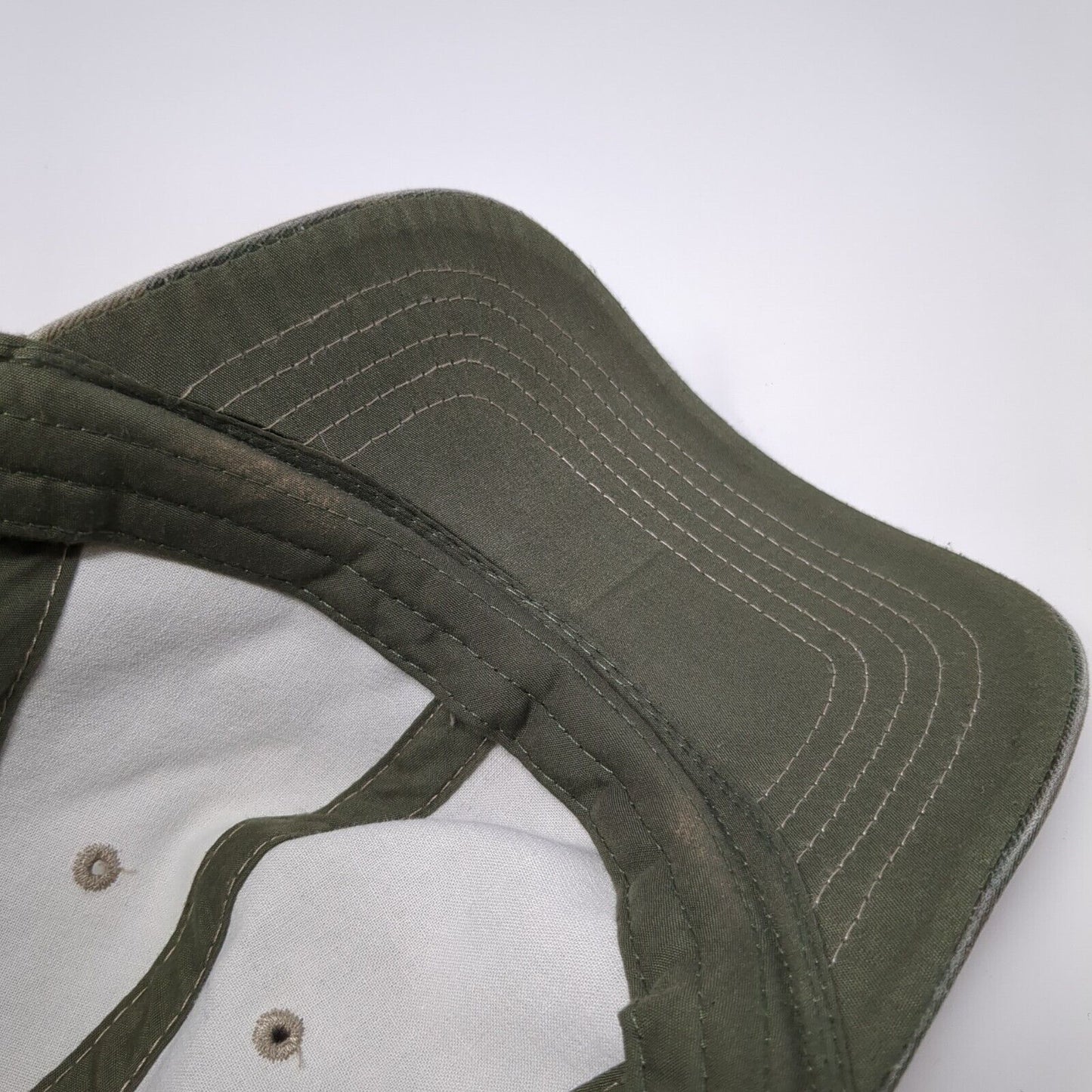 Unbranded Strapback Hat Camouflage OS Adjustable Vented Holes 6 Panel Blank