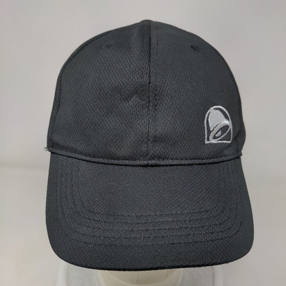 Taco Bell Snapback Hat Black OSFA Embroidered Adjustable Vent Holes